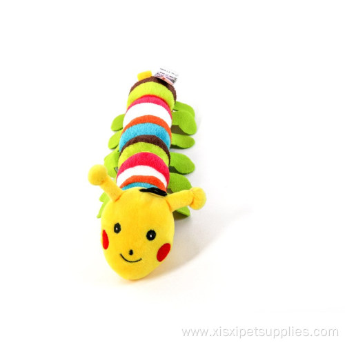 Pplush Caterpillar Interactive Dog Toy with Sound